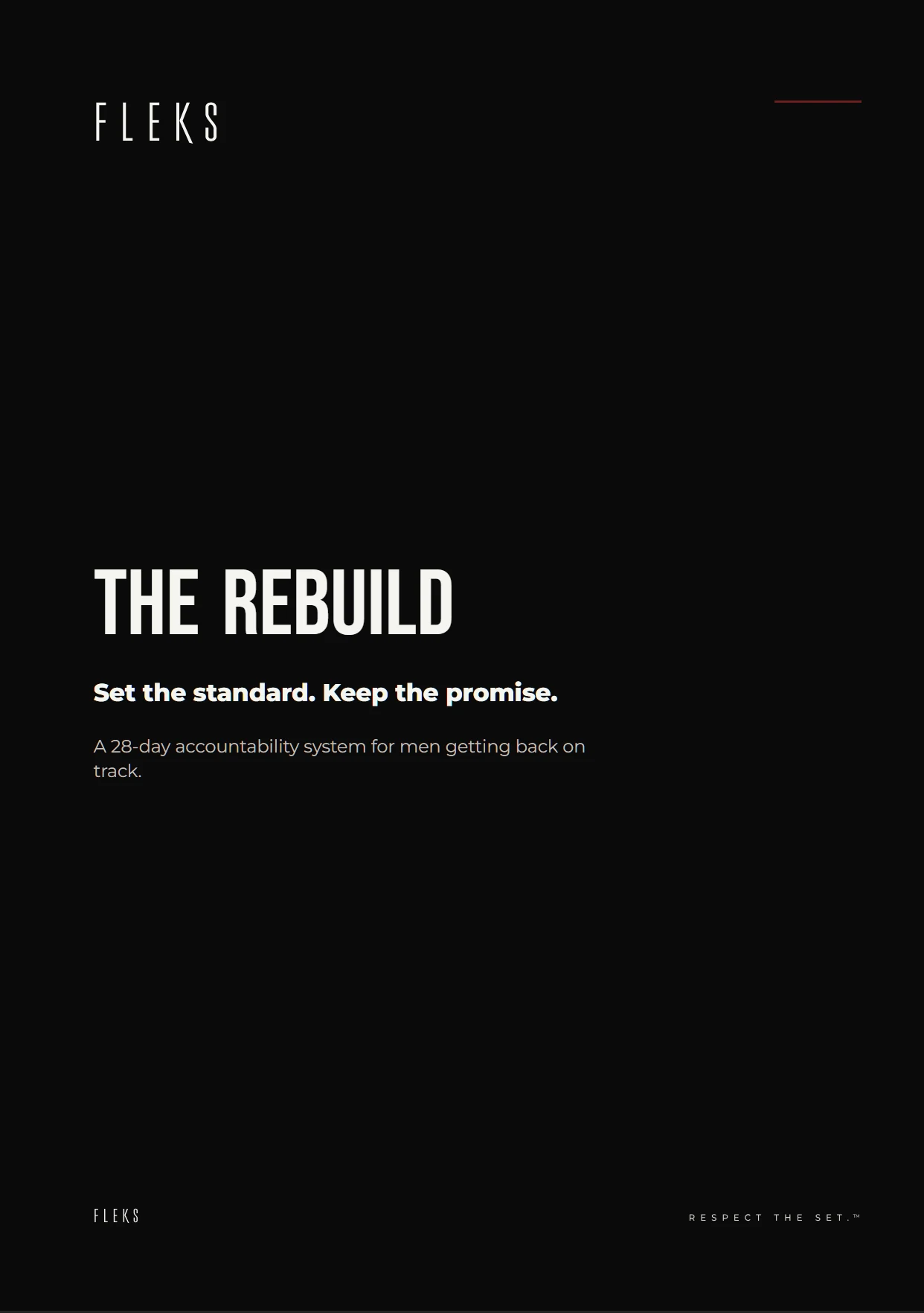 The Rebuild paperback front cover.
